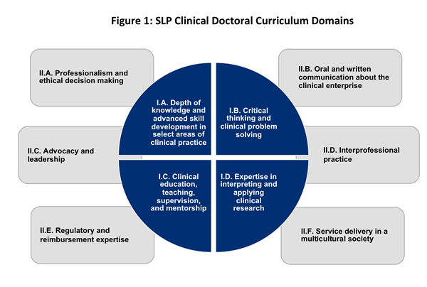 Figure 1: SLP Clinical Doctoral Curriculum Domains