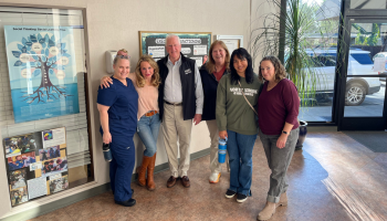 Mike Thompson Visits Deb Ross Swain's Clinic