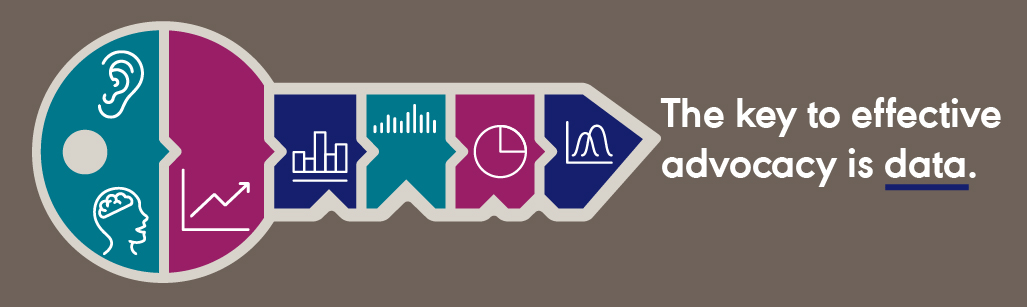 The key to effective advocacy is data. The key to effective advocacy is data.