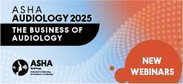 New Audiology Webinars