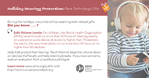 Holiday Hearing Protection: New Technology Gifts Holiday Hearing Protection: New Technology Gifts