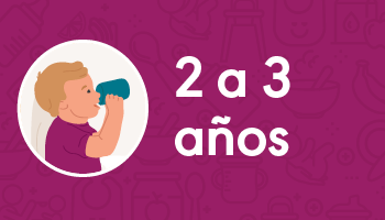 Hitos de la alimentación y la deglución: 2 a 3 años