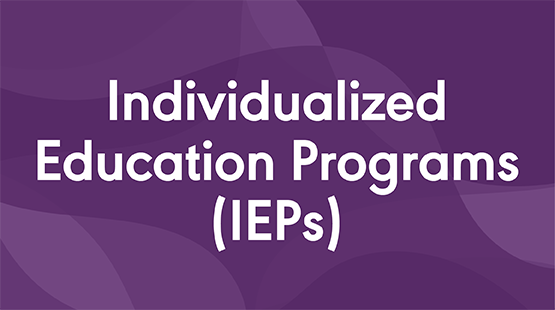 Individualized Education Programs (IEPs) tile